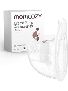 Momcozy M5 Full Set Collector Cup Replacement Accessories with 24 mm Flanges